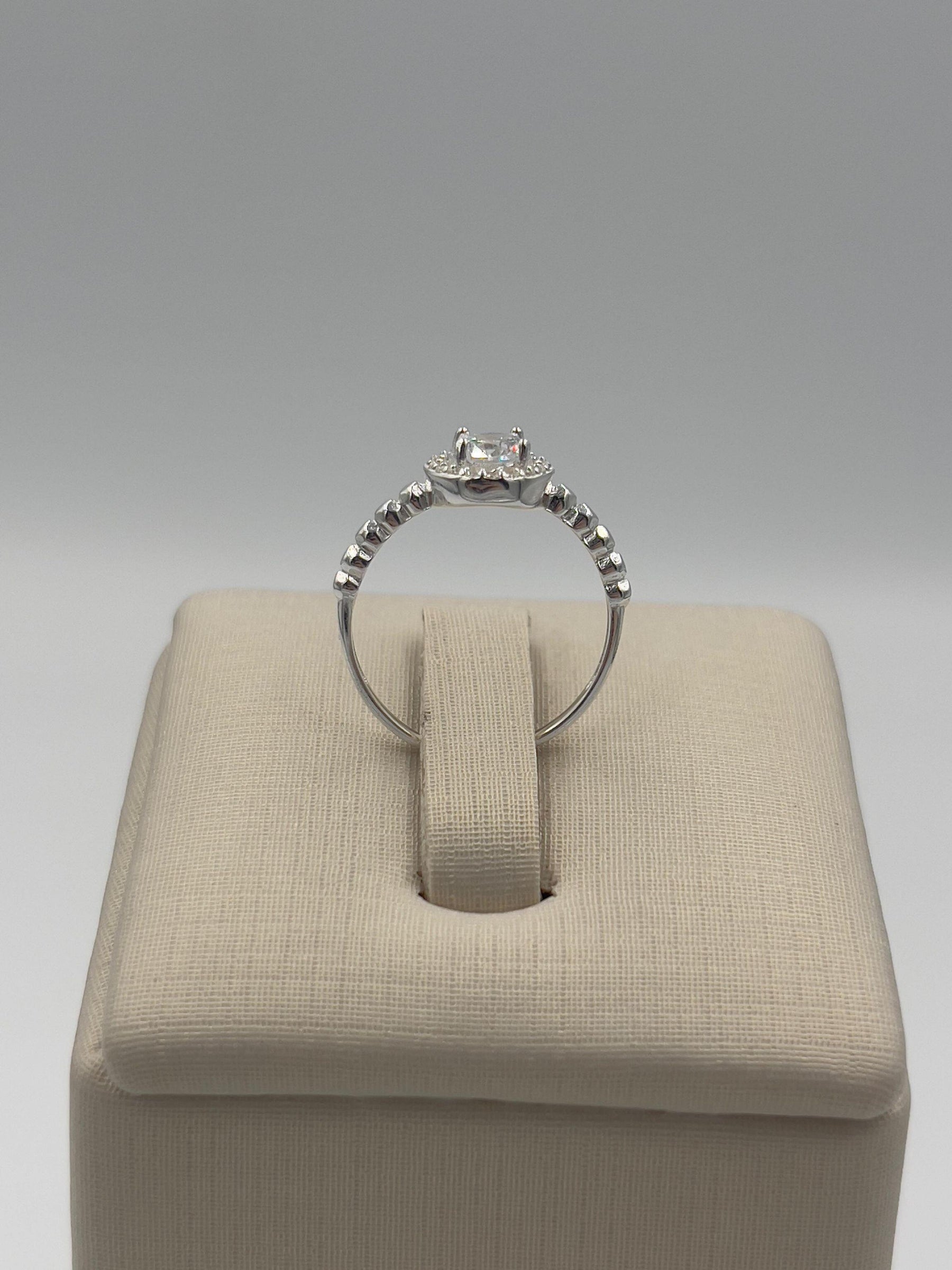 Anel 0012 esplendor cristal e zirconias