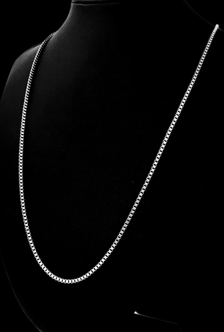 Colar 036 corrente masculina veneziana longa 2mm 70cm