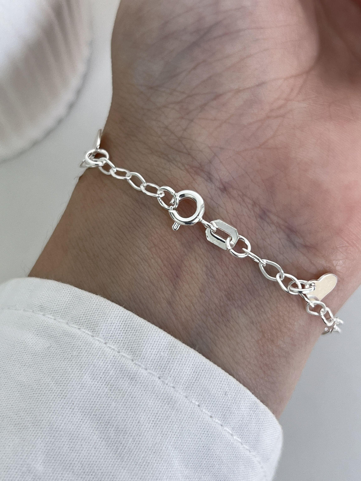 Pulseira 001 cinco corações