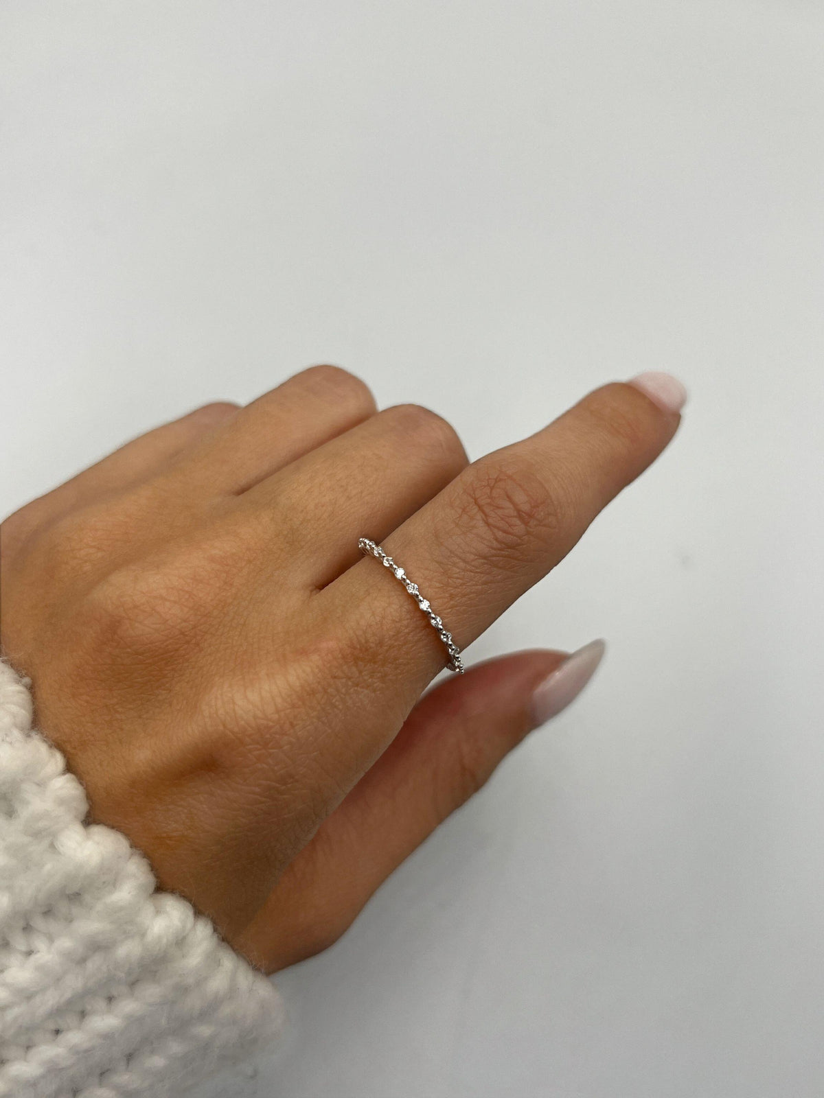 Anel 0018 diamantado com pedras