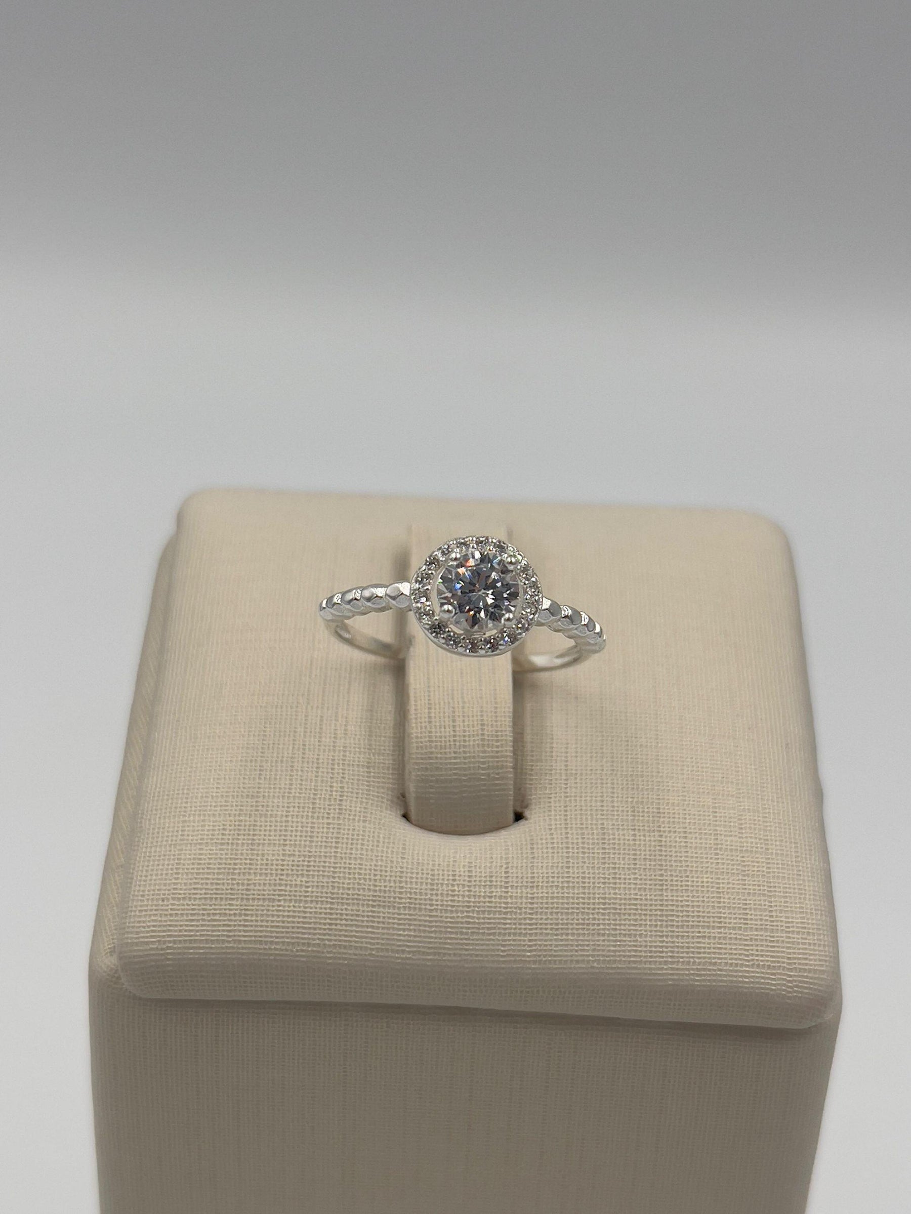 Anel 0012 esplendor cristal e zirconias