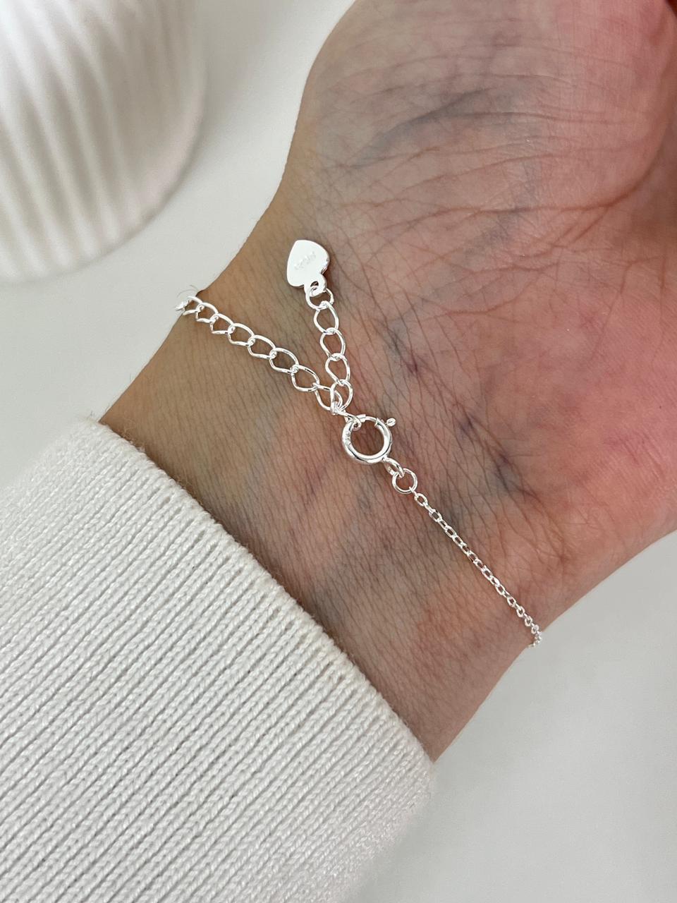 Pulseira 006 borboleta cristal