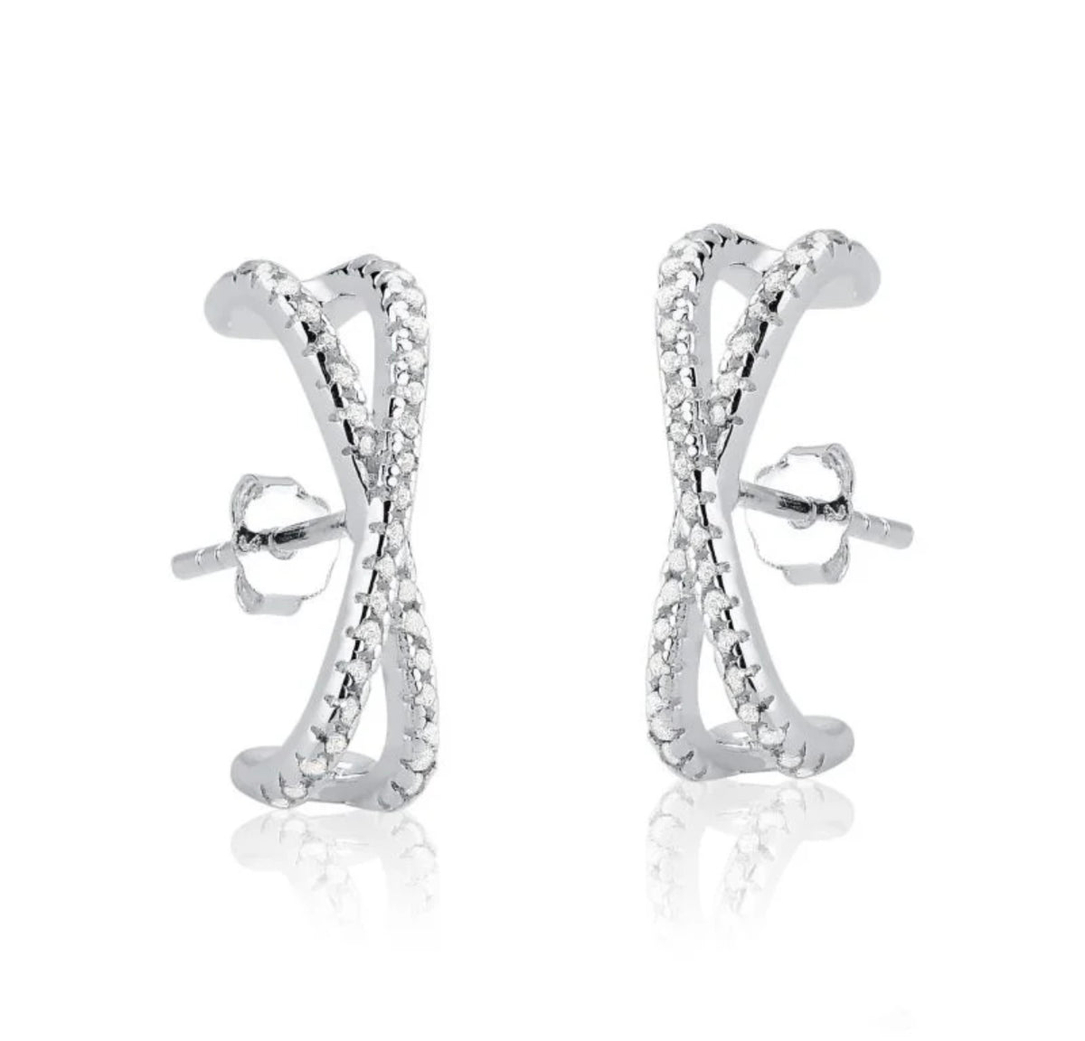 Brinco 0058 ear cuff cravejado