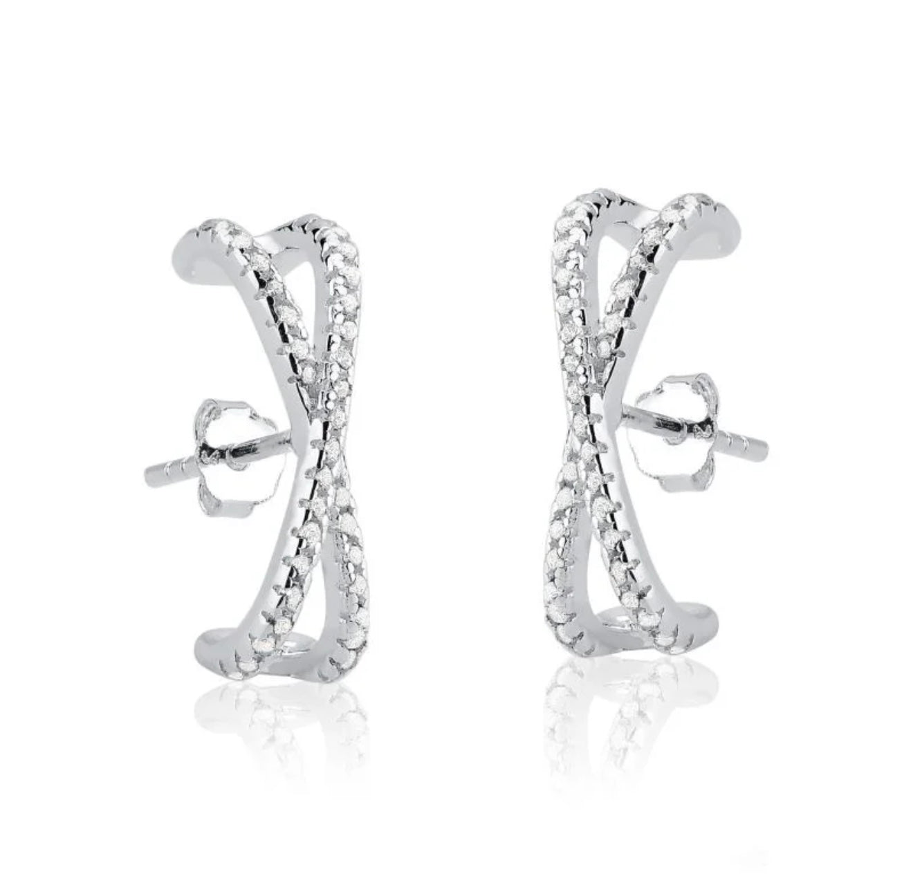 Brinco 0058 ear cuff cravejado