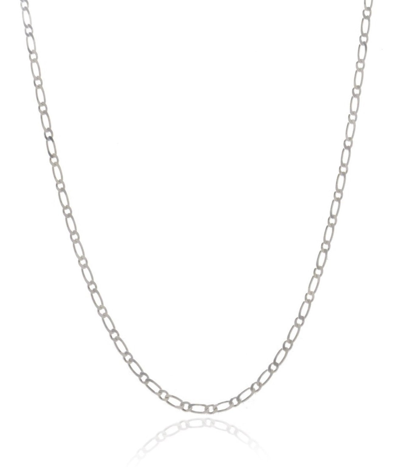 Colar 036 corrente masculina 1x1 3mm 60cm