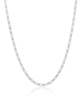 Colar 036 corrente masculina 1x1 3mm 60cm
