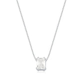 Colar 020 retangular cristal