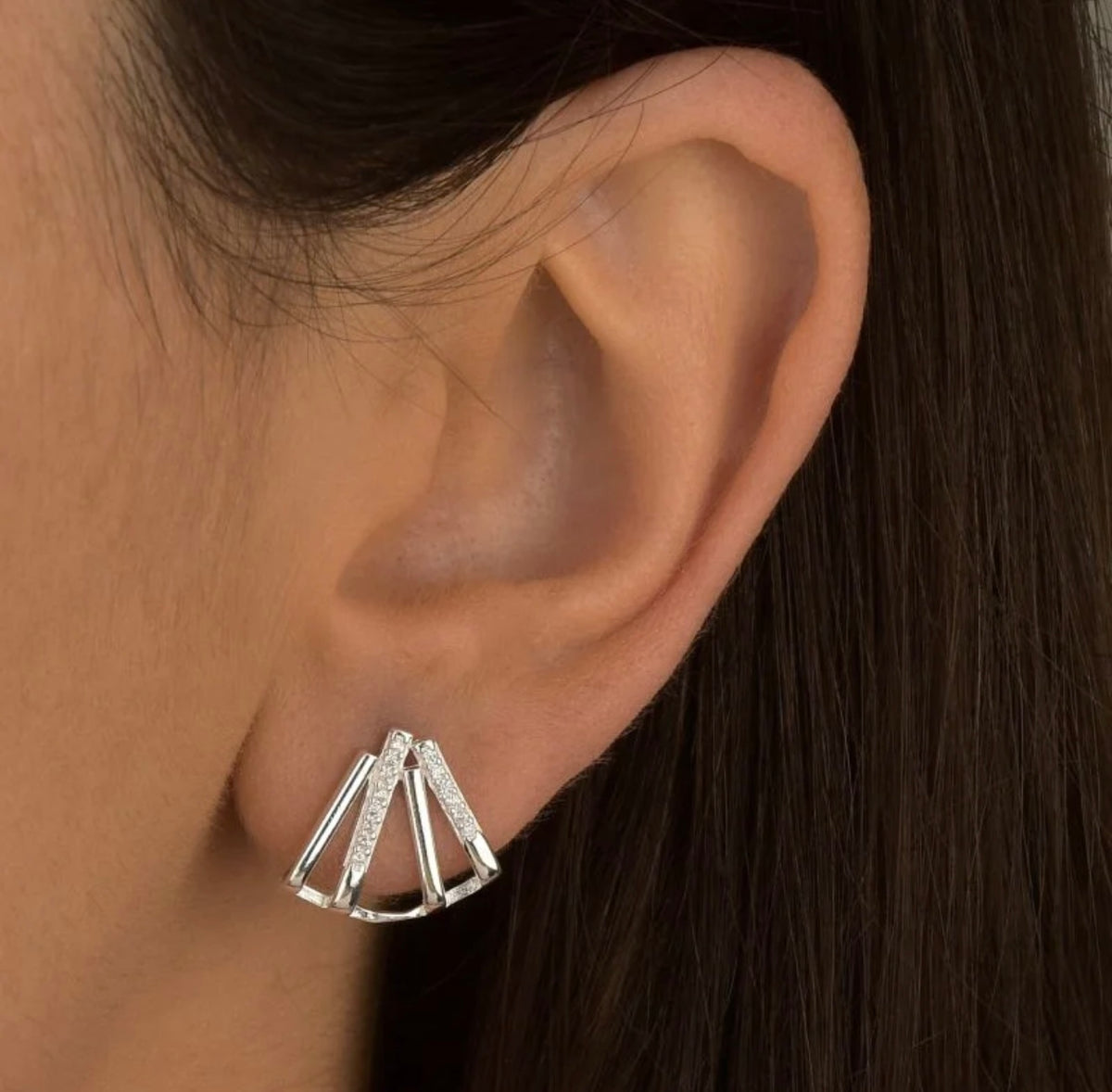 Brinco 0058 geométrico ear cuff