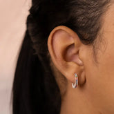 Brinco 0002 argola zircônia