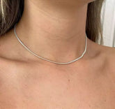 Colar 011 corrente lacraia mod 40 cm