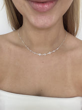 Colar 039 choker triângulo cristal