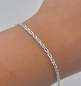 Pulseira 001 Elo quadrado
