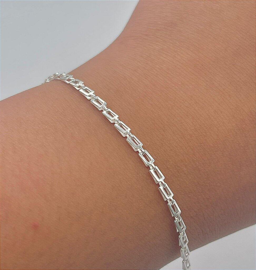 Pulseira 001 Elo quadrado