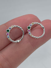 Piercing 002 conch click bolinhas coloridas