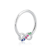 Piercing 003 argola infinito colorido