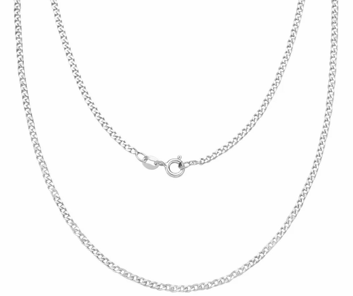 Colar 036 corrente masculina grumet 2mm 60cm (E)