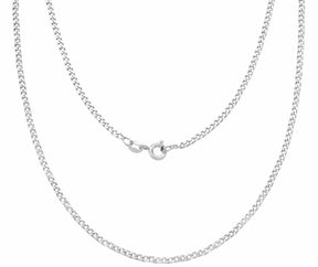 Colar 036 corrente masculina grumet 2mm 70cm