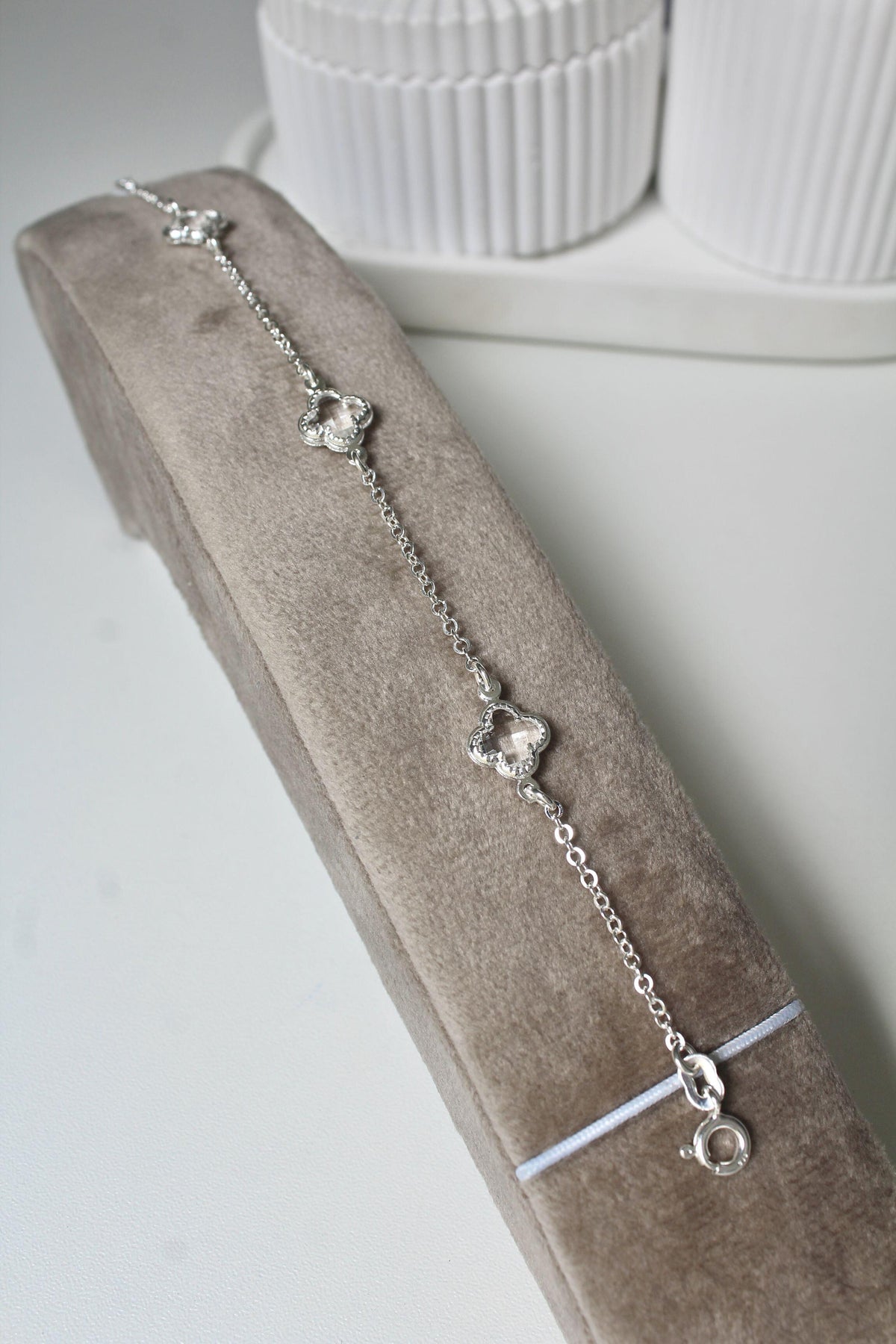 Pulseira 017 cleef pingentes cristal