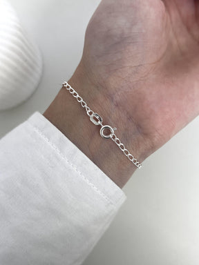 Pulseira 005 Infantil 12 cm pedra lilás