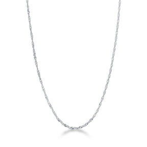 Colar 039 corrente 45 cm Singapura Fio 025