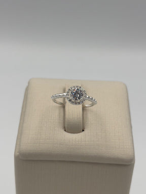 Anel 0012 esplendor cristal e zirconias