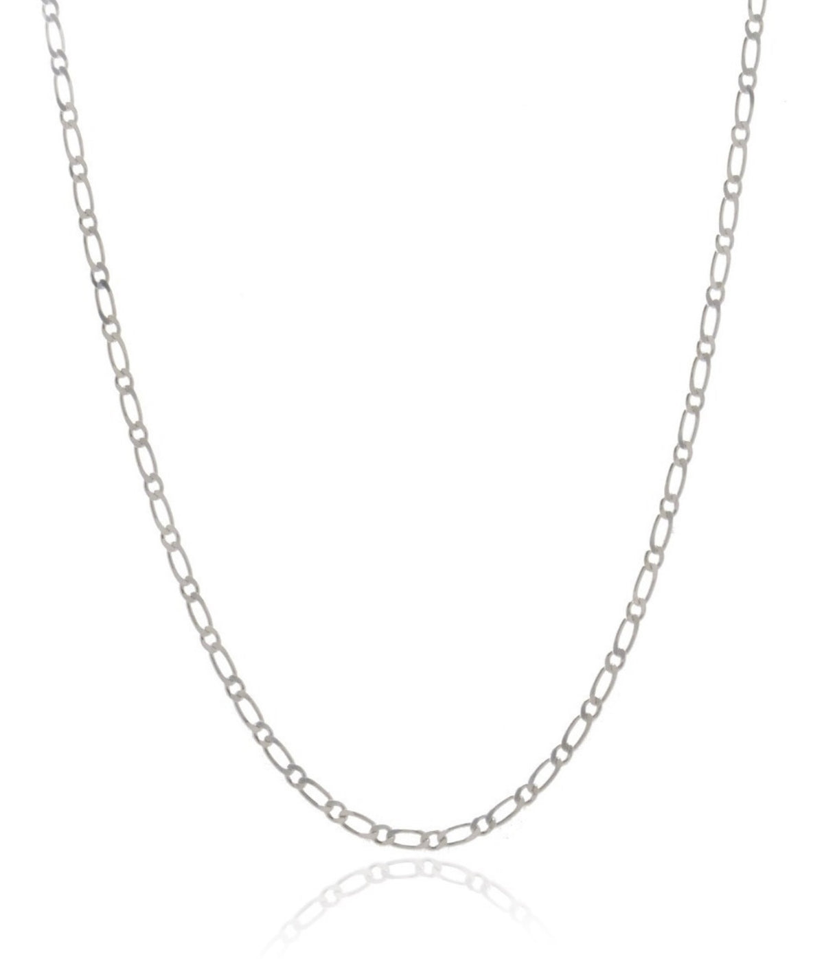 Colar 036 corrente masculina 1x1 3mm 60cm