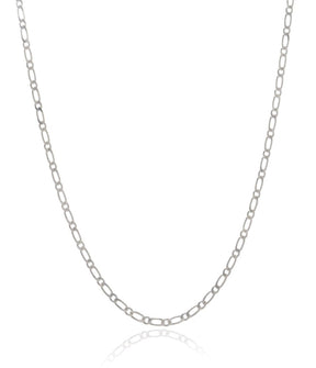 Colar 036 corrente masculina 1x1 3mm 60cm