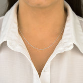 Colar 039 corrente 45 cm Singapura Fio 020