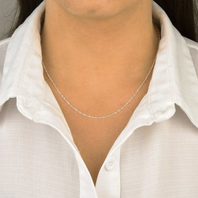 Colar 039 corrente 45 cm Singapura Fio 020