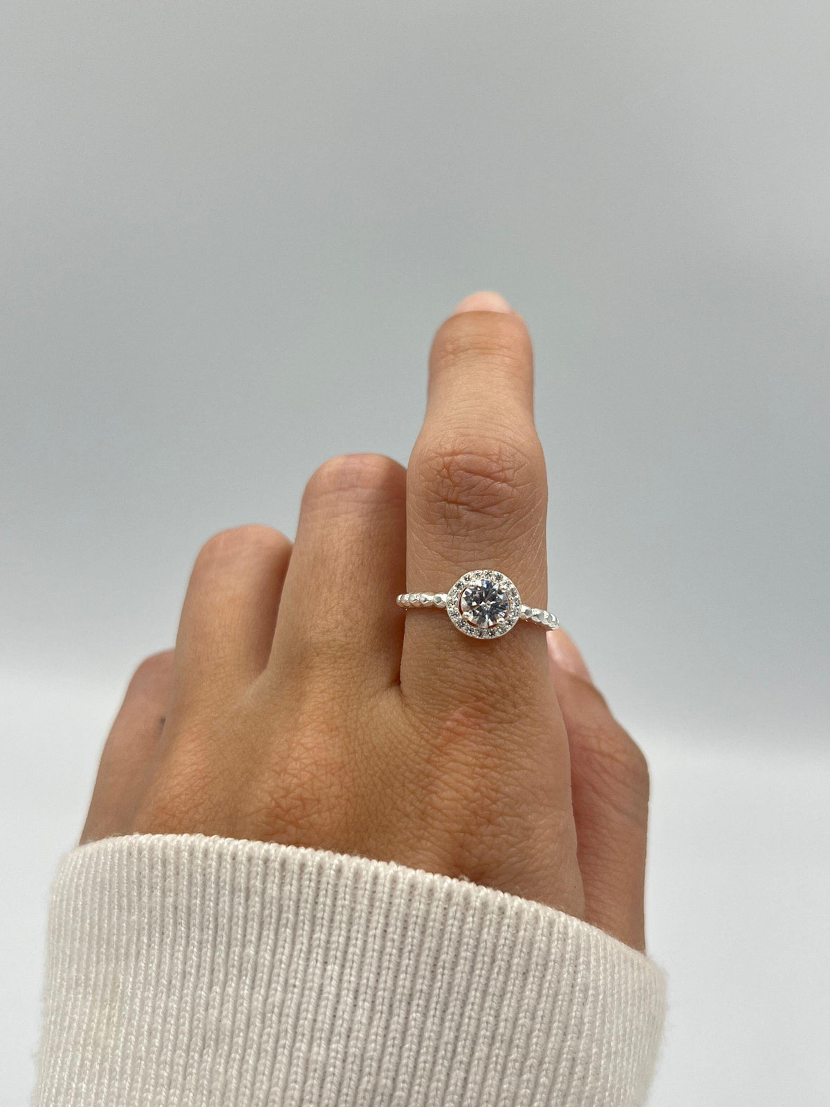Anel 0012 esplendor cristal e zirconias