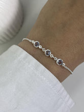 Pulseira 005 Infantil 12 cm pedra lilás