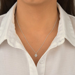 Colar 039 corrente 60cm coração cravejado