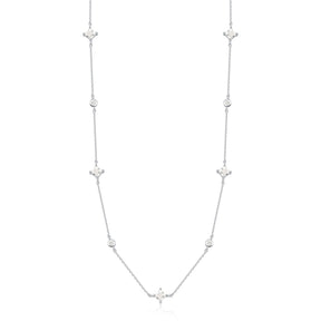 Colar 039 quadrados cristal