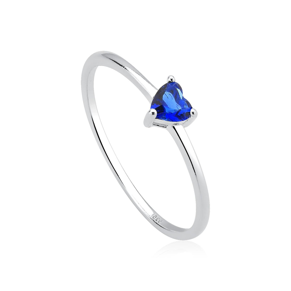 Anel 0001 pedrinha azul