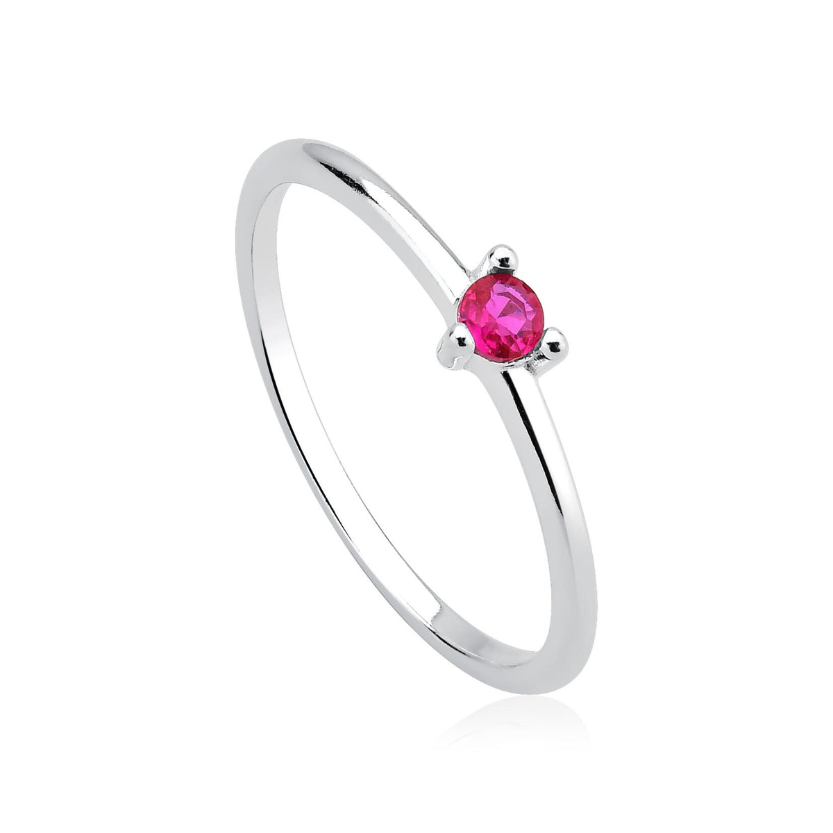 Anel 0001 pingo luz rosa