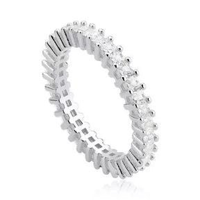 Anel 0028 Eternity zircônias