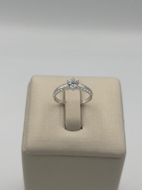 Anel 0015 pedestal pedra cristal