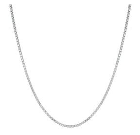 Colar 036 corrente masculina veneziana longa 2,5mm 60cm