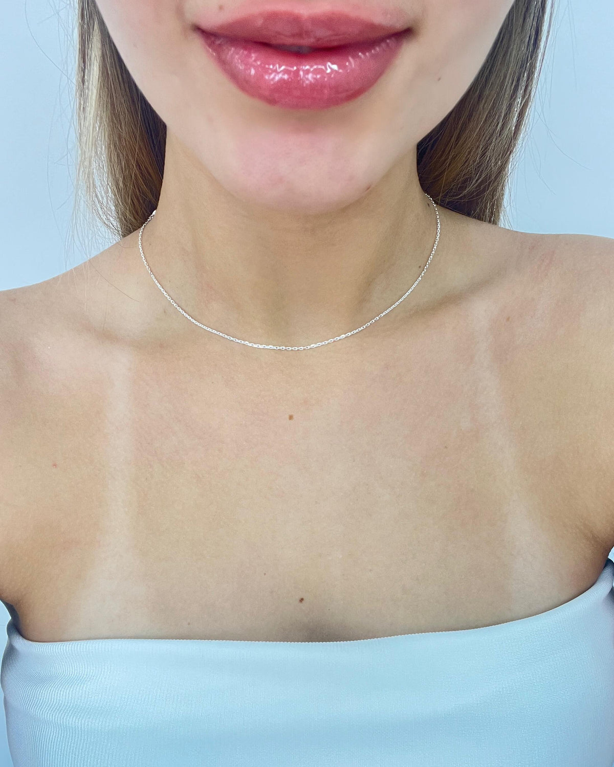 Colar 0010 corrente cartier mod5 40 cm