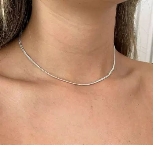 Colar 011 corrente lacraia mod 40 cm