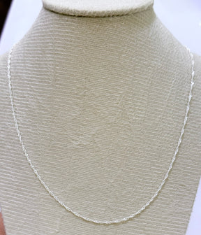 Colar 038 corrente singapura fina 45 cm