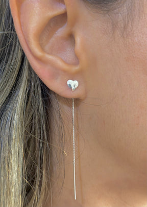 Brinco 0060 corrente coração liso