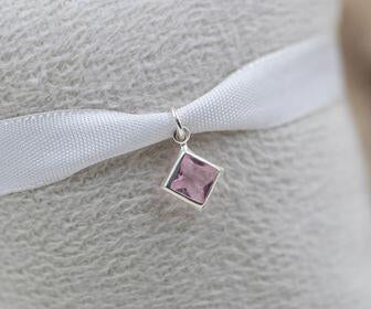 Pingente 021 quadrado rosa